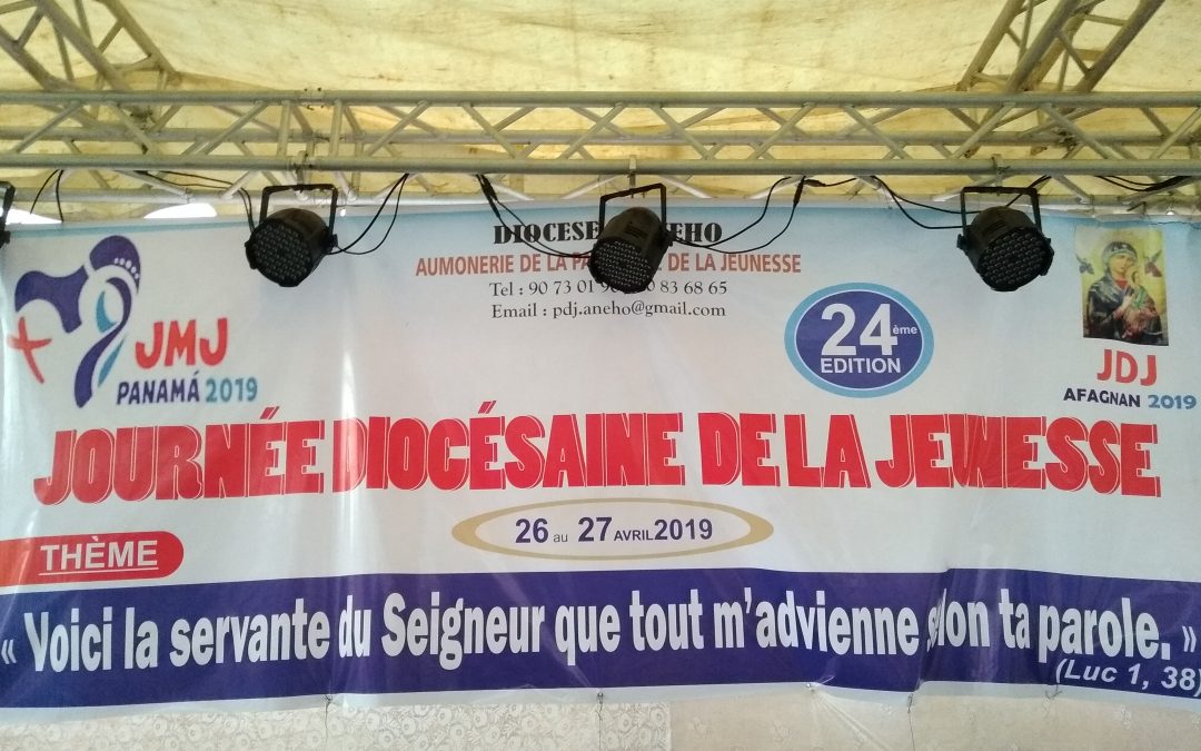Message de Son Excellence Monseigneur Isaac Jogues GAGLO aux jeunes de son diocèse à Afagnan -JDJ 2019